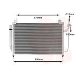 Condensador, sistema de ar condicionado VAN WEZEL 27005240