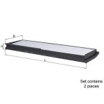 Filtre, air de l'habitacle KNECHT LA 862/S