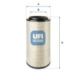 Filtro de ar UFI 27.D13.00