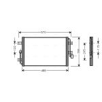 Condenseur (climatisation) AVA COOLING FT5245