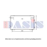 Condenseur (climatisation) AKS DASIS 212086N