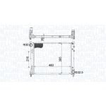 Raffreddatore motore MAGNETI MARELLI 350213209200