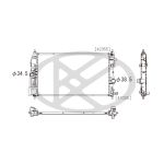 Raffreddatore motore KOYORAD PL462706