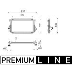 Refroidisseur d'air de suralimentation MAHLE CI 746 000P