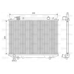Arrefecedor do motor VALEO 701615