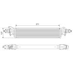 Refroidisseur d'air de suralimentation VALEO 818681
