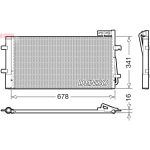 Condensator, airconditioning DENSO DCN02035