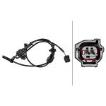 Capteur, vitesse de rou HELLA 6PU 358 219-381
