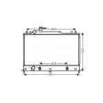 Arrefecedor do motor AVA COOLING MZ2210