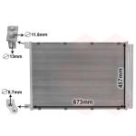 Condensador, sistema de ar condicionado VAN WEZEL 30015703