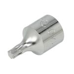 Ponta de chave de encaixe com furo de 1/2" TORX HANS 4014T40