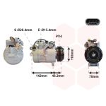 Klimakompressor VAN WEZEL 0600K385
