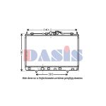 Radiateur moteur AKS DASIS 140059N