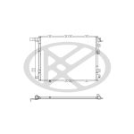 Condensador, sistema de ar condicionado KOYORAD CD820586