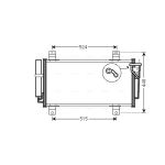 Condenseur (climatisation) AVA COOLING MZA5231D