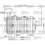 Compresseur de climatisation VALEO 815841