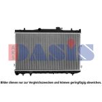 Radiateur moteur AKS DASIS 510094N