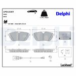 Jeu de plaquettes de frein DELPHI LP5121EV