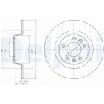Disque de frein DELPHI BG4301