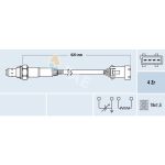 Sonde lambda FAE 77166