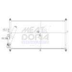 Condenseur (climatisation) MEAT & DORIA 991187
