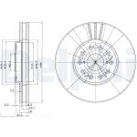 Disque de frein DELPHI BG2829