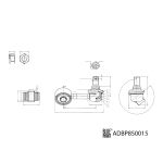 Haste/braço, estabilizador BLUE PRINT ADBP850015