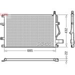 Condensatore, impianto di climatizzazione DENSO DCN33013