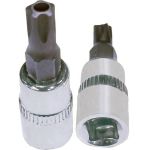 Ponta de chave de encaixe com furo de 1/4" TORX PROFITOOL 0X41720
