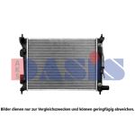 Arrefecedor do motor AKS DASIS 560069N