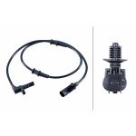 Sensor do ABS traseiro, direito HELLA 6PU 358 251-341