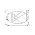Condensador, sistema de ar condicionado KOYORAD CD820776