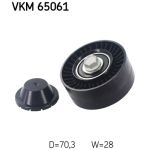 Polia guia, correia trapezoidal SKF VKM 65061