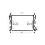 Arrefecedor do motor AVA COOLING FD2223