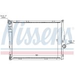 Radiador de motor AVA COOLING BWA2205