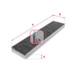 Filtre, air de l'habitacle SOFIMA S 4118 CA