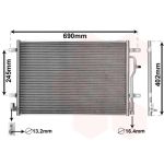 Condenseur (climatisation) VAN WEZEL 03005194