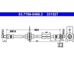 Flexible de frein ATE 83.7788-0466.3
