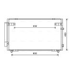 Condenseur (climatisation) AVA COOLING TOA5621D