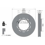 Disque de frein TEXTAR 93193400