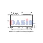Radiateur moteur AKS DASIS 510062N