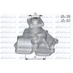 Pompa del refrigerante DOLZ F114