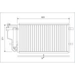 Condenseur (climatisation) VALEO 810907