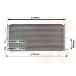 Condenseur (climatisation) VAN WEZEL 77005043