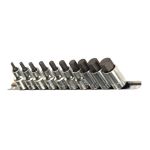 Set di bussole esagonali TOPTUL 1/2 pollici 10 Stk 4, 5, 6, 7, 8, 10, 12, 14, 17, 19 mm