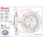 Disco de freno PRIME LINE - Dual Cast BREMBO 09.C128.33,1 Piezza