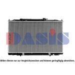 Radiateur moteur AKS DASIS 100002N