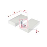 Filtre, air de l'habitacle SOFIMA S 3332 C
