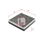 Filtre, air de l'habitacle SOFIMA S 4247 CA