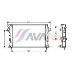 Radiateur moteur AVA COOLING RTA2292